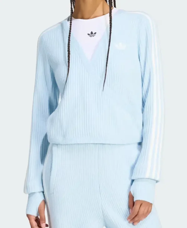 Adidas Jennie Knitted Wrap Around Cardigan