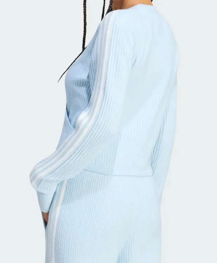 Adidas Jennie Knitted Wrap Around Cardigan