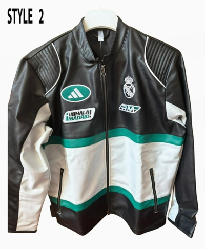 Adidas Liverpool 2027 Racing Leather Jacket