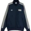Adidas Oasis Navy Blue Zipper Track Jacket