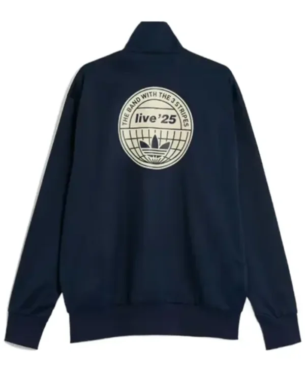 Adidas Oasis Navy Blue Zipper Track Jacket