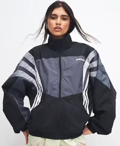 Adidas Santiago Black Track Top Jacket
