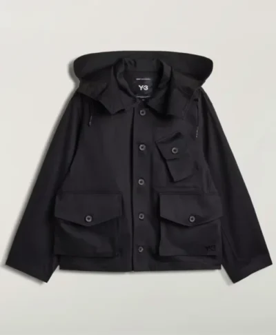 Adidas Y-3 Twill Hooded Blouson Jacket