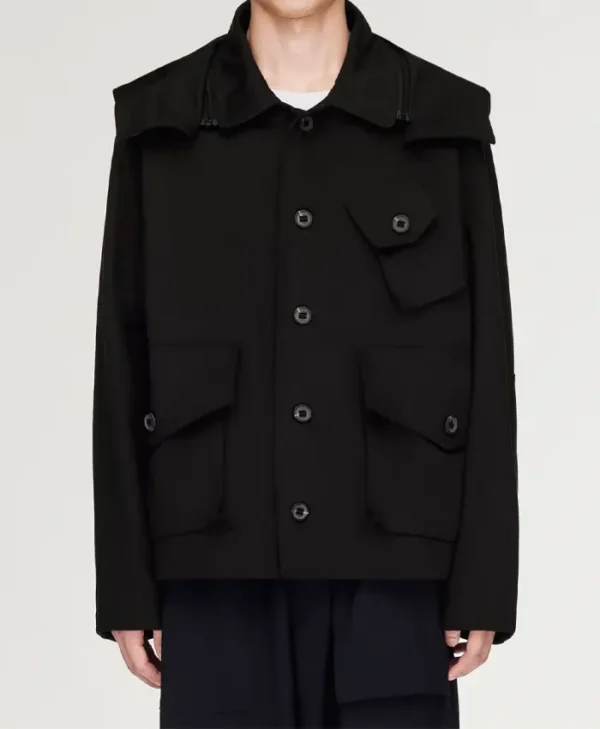 Adidas Y-3 Twill Hooded Blouson Jacket