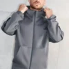 Adidas ZNE Hooded Grey Zip Up Track Jacket
