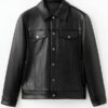 Alan Cumming Tip Toe Real Leather Jacket