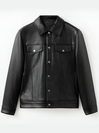 Alan Cumming Tip Toe Real Leather Jacket
