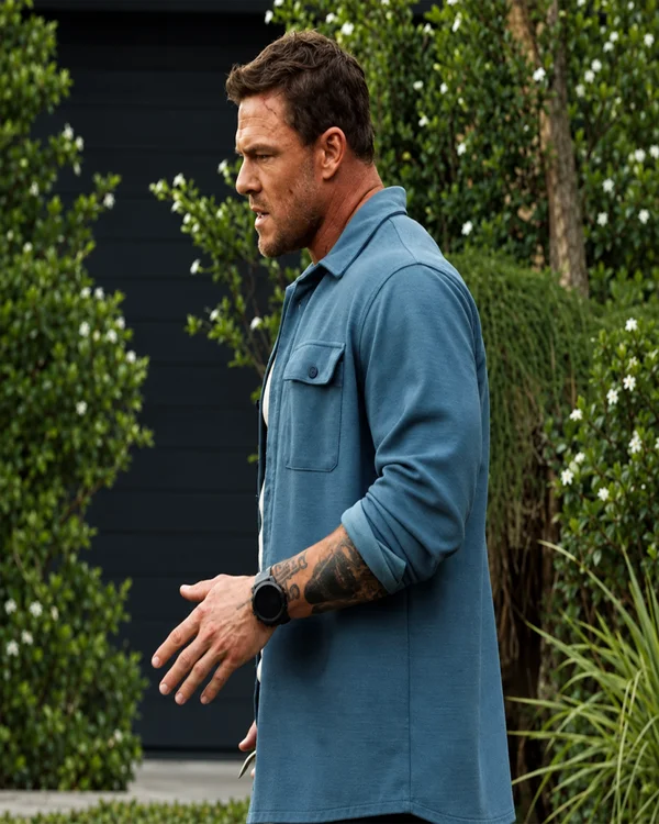 Alan Ritchson Runner Movie Leather Jacket