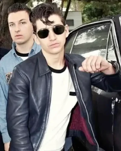 Alex Turner Black Leather Coat