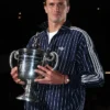 Alexander Zverev Adidas Firebird Pinstripes Track Top Jacket