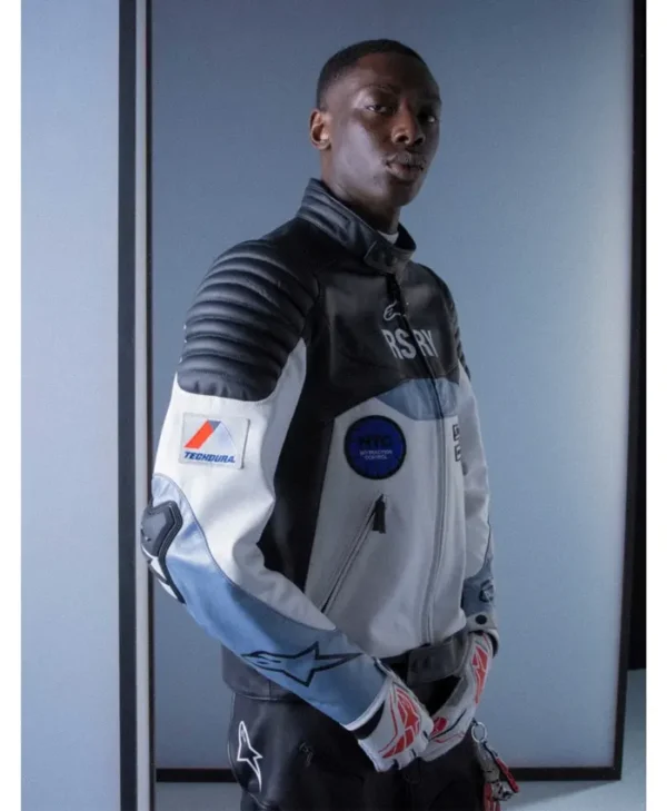 Alpinestars RSRV Threadline Black Leather Zip Outerwear