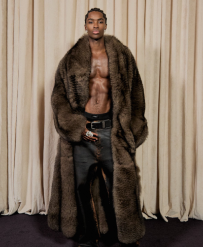 Alton Vivet Kai Cenat Fur Winter Overcoat