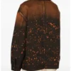 American Idol S24 Chris Tungseth Paint Splatter Denim Jacket