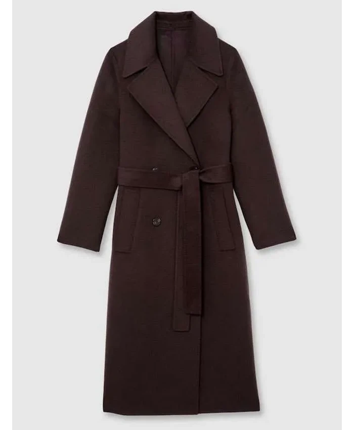 Amy Silva Vigil Season 3 Long Wool Coat