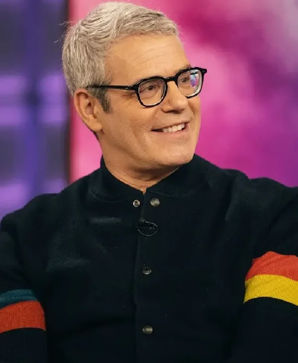 Andy Cohen Sleeve Stripe Bomber Jacket
