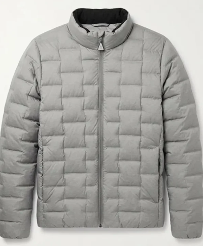 Anna Pigeon Manny López Grey Quilted Jacket