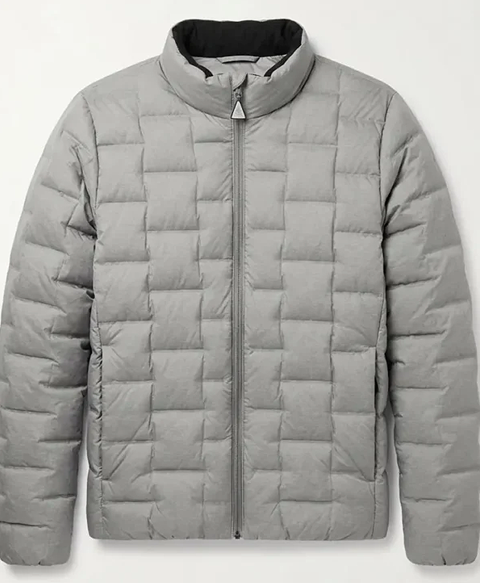 Anna Pigeon Manny López Grey Quilted Jacket