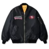 Anti Social Social Club 49ers Satin Varsity Jacket