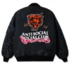 AntiSocialSocialClub Chicago Bears MA-1 Blossom Bomber Jacket