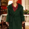 Ariana Grande Saturday Night Live S51 Green Coat