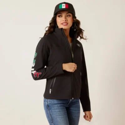 Ariat Cheetah Softshell Black Jacket
