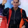 Aryna Sabalenka US Open Black Track Coat