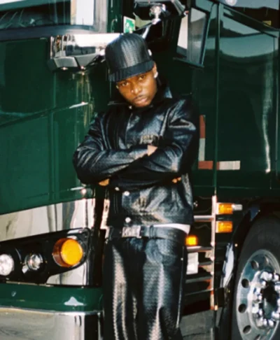 Asake aka MM 2026 Black Leather Jacket