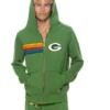 Aviator Nation Packers Zip-Up Hoodie