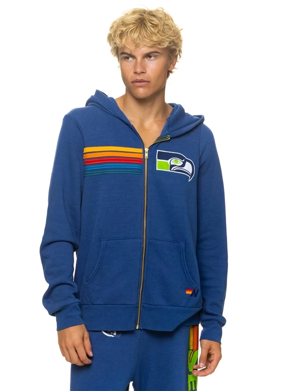 Aviator Nation Seahawks Zip-Up Hoodie