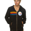 Aviator Nation Steelers Zip-Up Hoodie
