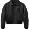 Avirex Cropped Studded Icon Jacket