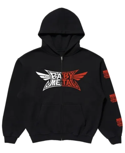 BABYMETAL x Marvel Zombies Black Zip Hoodie