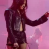 BRIT Awards Dua Lipa Black Leather Jacket