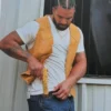 BTS Drake FOMO 2026 Leather Vest