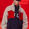 BTS Jungkook Fila Fleece Jacket