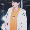 BTS Jungkook Louis Vuitton Monogram Mink Fur Hooded Jacket
