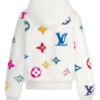 BTS Jungkook Louis Vuitton Monogram Mink Fur Hooded Jacket