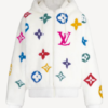BTS Jungkook Louis Vuitton Monogram Mink Fur Hooded Jacket