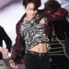 BTS Jungkook Red Sequin Jacket