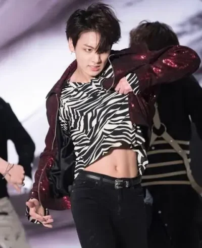 BTS Jungkook Red Sequin Jacket