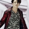 BTS Jungkook Red Sequin Jacket