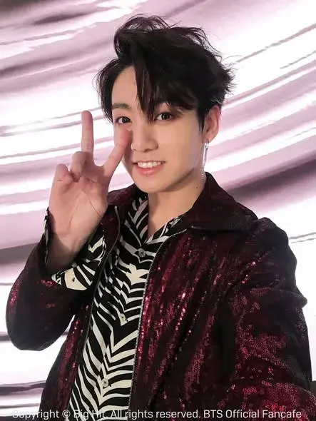 BTS Jungkook Red Sequin Jacket