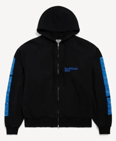 Balenciaga x SEGA Sonic the Hedgehog Black Hoodie