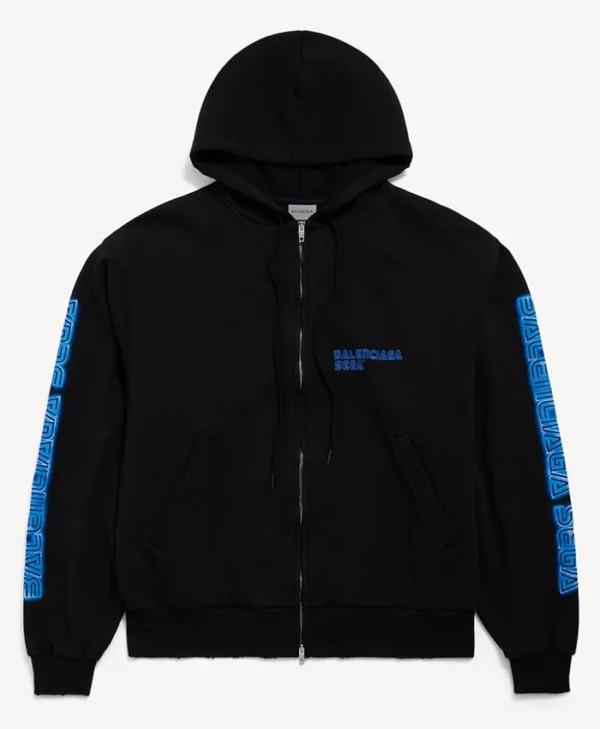 Balenciaga x SEGA Sonic the Hedgehog Black Hoodie