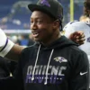 Baltimore Ravens Lamar Jackson 2026 Sideline Hoodie