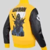 Batman I Am The Night Wool and Leather Jacket