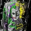 Batman vs Joker Graphic Leather Jacket