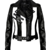Beetlejuice Killstar Gothic Leather Jacket