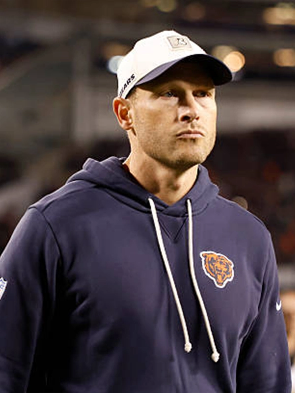 Ben Johnson Chicago Bears Zip Up Hoodie