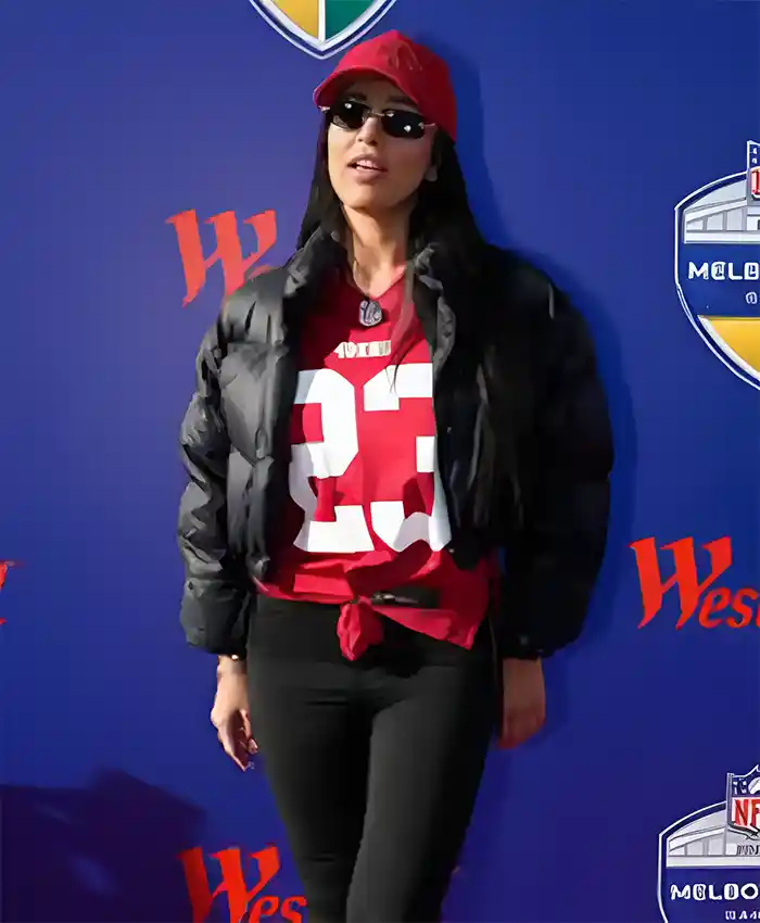 Bianca Roccisano 49ers Rams Split Satin Jacket